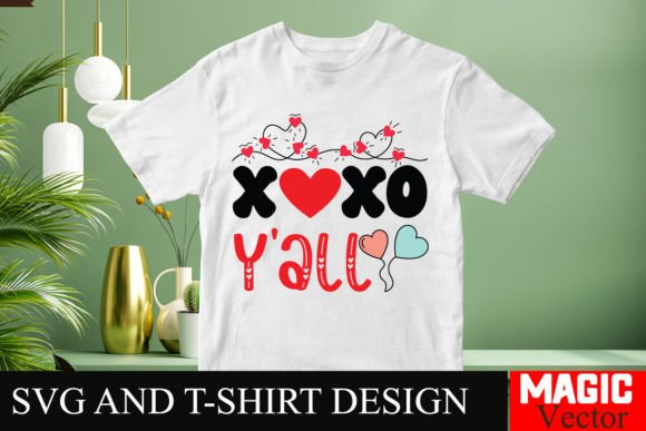 Download Xoxo Y'all SVG Cut File,Valentine - Premium Resources
