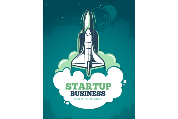 Download Startup Vector Grunge Vintage 60s Poster - Vector Collection