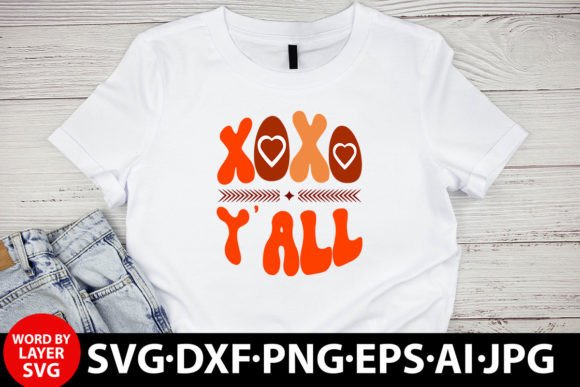 Download Xoxo Y'all Retro Design - Premium Bundle