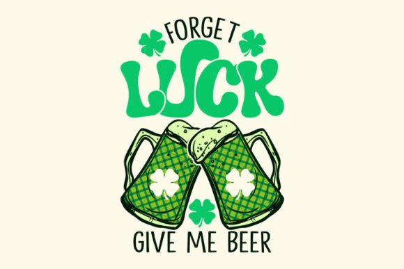 Download Retro St. Patrick's Day, Luck Give Me - St. patrick's day Collection